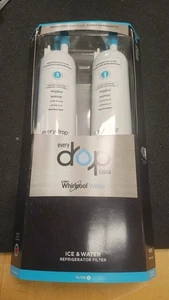 Whirlpool Water Every Drop Ice And Water Flters #3 PUR 2 PK EDR3RXD2 NEW - Picture 1 of 5