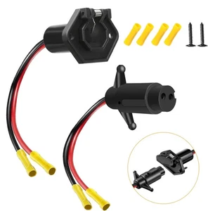Sierra Trolling Motor Plug WH10530-1 Female Motor Side Socket - 8 Gauge - 12V - Picture 1 of 2