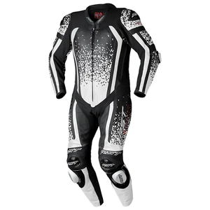 RST Pro Series Evo Airbag Motocicleta Moto Cuero Traje - Blanco Negro - Imagen 1 de 10
