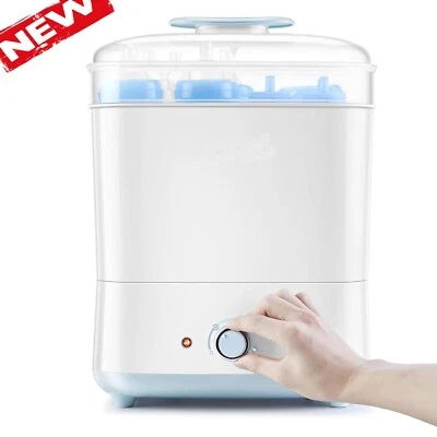 Esterilizador y Secador de Biberones, Desinfectante Eléctrico de Vapor para Biberones y Es Foto 1 de 4