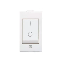 AVE 45B52NX16 INTERRUTTORE AUTOMATICO MAGNETOTERMICO 1P+N C16 3KA 16A 230VCA/AC - Picture 1 of 1