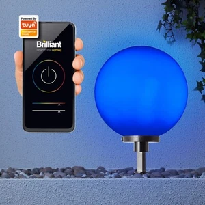 Wegeleuchte Außenleuchte Terrassen Garten Leuchte Tuja App Alexa IP44 RGB 20 cm - Bild 1 von 12