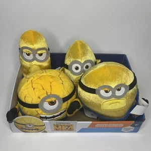 Despicable Me 4 Movie 8" Squooshy Plush Set 2024 Mega Jerry Gus Tim Dave New - Picture 1 of 5