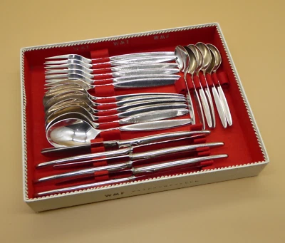 WMF Besteck Rom Speisebesteck 24 teilig 90'er Silberauflage 90 Silber - Bild 1 von 3