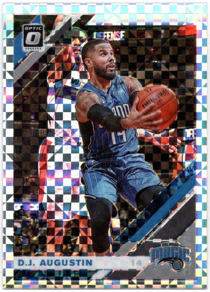 2019/20 Panini Donruss Optic D.J. AUGUSTIN "CHECKERBOARD PRIZM" Parallel Card #5 - Image 1 of 1