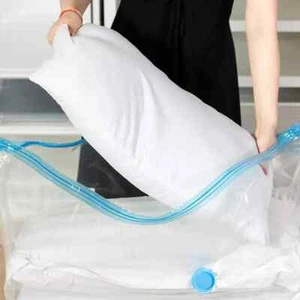 Bolsas de almacenamiento al vacío extra grandes cubo hermético bolsa de ahorro edredón mediano 90x80x40 cm - Imagen 1 de 8