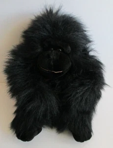 Aurora Gorilla Plush 13 inch Black Stuffed Animal A&A Plush Inc - Picture 1 of 6