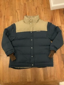 Patagonia Puffer Jacket Tan and Navy - Size Xl!! - Picture 1 of 5