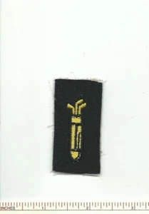 DP SPORTS ATHLETICS GAME LINKS GOLF PATCH BLACK FELT BAG WITH CLUBS GAUZE BACK ! - Picture 1 of 1