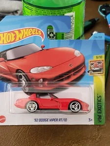 Hot Wheels 2023 '92 Dodge Viper RT/10 Red *Short Card* - Picture 1 of 1