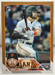 Brett Wisely 2023 Topps Update Serie RC #US174 - Gold #' D 1034/2023 - Sf Giants - Bild 1 von 2