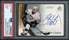 2005 Upper Deck SP Authentic Sign of the Time Sidney Crosby Rookie Auto PSA 9
