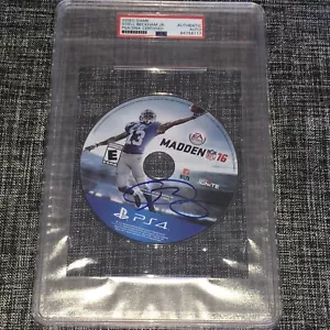 ODELL BECKHAM JR SIGNIERTES AUTOGRAMM MADDEN 2016 PS4 VIDEOSPIEL PSA/DNA PLATTE - Bild 1 von 3