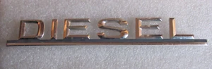 1975 - 1985 MERCEDES-BENZ 240D 300D DIESEL TRUNK LID EMBLEM BADGE ORIGINAL OEM - Picture 1 of 4