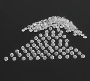 1 CT Natural White Diamond Round Cut 2mm 30 Pcs VVS1 D Grade Certified D79 - Picture 1 of 8