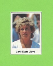 1985-86 Swedish Buster Triss I Ess #17 Chris Evert Lloyd USA
