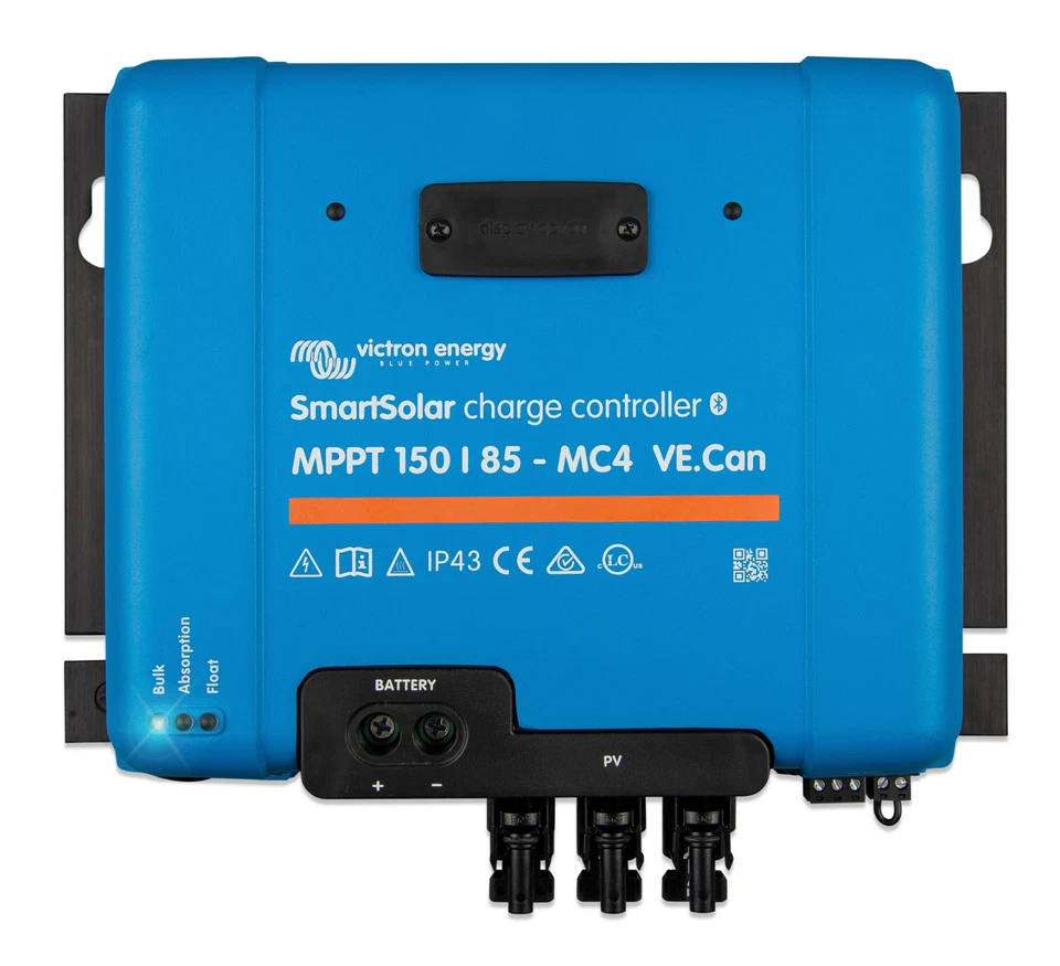 VICTRON ENERGY Victron SCC115085511 SmartSolar MPPT 150/85-MC4 VE.Can Solar Charge Controller
