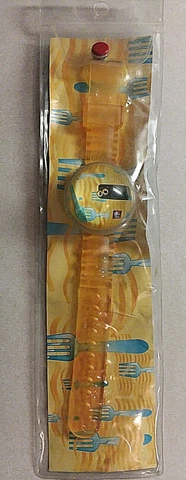 VINTAGE PIZZA HUT NOVELTY BUBBLE WATCH NOS Cover