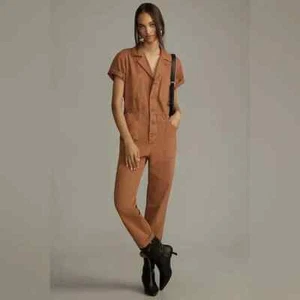 Neu ohne Etikett Pistola Grover Cargo Overall karamell Taschen Knopfleiste Größe S - Bild 1 von 12