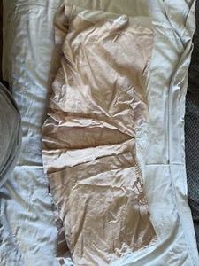 Pottery Barn Kids European Linen Crib Skirt 16” Drop Blush 28”x52” - Picture 1 of 2