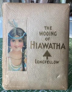 THE WOOING OF HIAWATHA by Longfellow : Charles Graham & Co. : Early 1900s Color - Picture 1 of 15