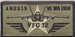 VFC-12 FIGHTING OMARS - AMBUSH - WE WIN TODAY - PATCH - Picture 1 of 1