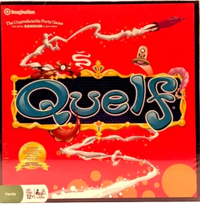 NEW! Imagination ©2008 QUELF The UNPREDICTABLE Party Game! COMPLETE!  FUN! - Picture 1 of 2