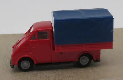 Praline Ho 1/87 Auto Unione Furgone DKW F89 L Altopiano Telonato Blu No. Box - Immagine 1 di 4