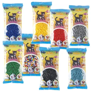 Hama 6000 Midi Bügelperlen 205- ALLE FARBEN Ø 5 mm Perlen Steckperlen Beads - Bild 1 von 69