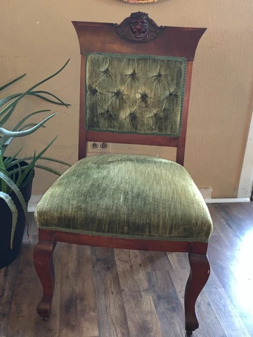 Antique Side Chair Cover