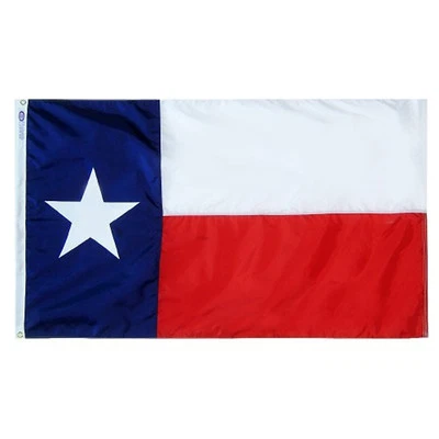 Texas Lone Star Annin Flagmakers State Nylon Flag Indoor Outdoor All Sizes - Image 1 of 4