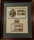 6.28.9) FRAMED MAN'S BEST FRIEND 1984 Fleetwood First Day Cover puppies dogs 