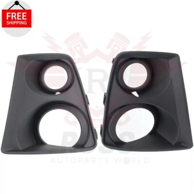 New Front Fog Light Trim Left & Right Primed 2Pc Set Fits 2012-2015 Chevy Camaro Foto 1 de 4