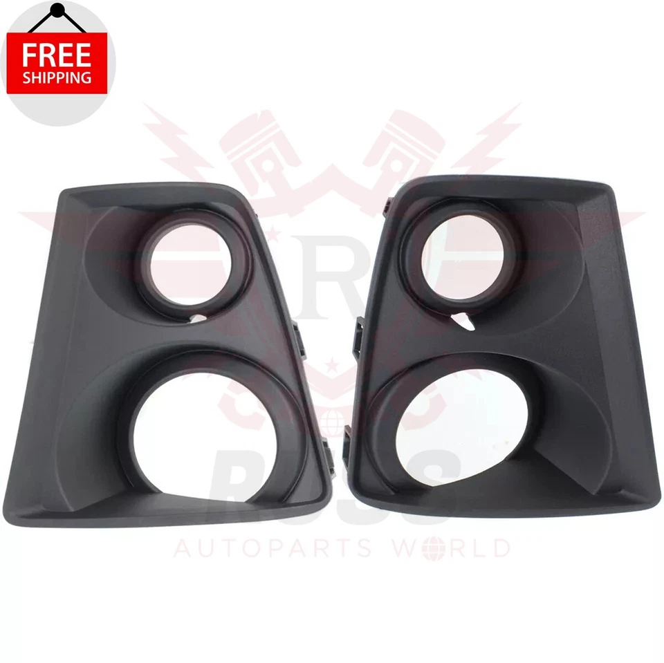 New Front Fog Light Trim Left & Right Primed 2Pc Set Fits 2012-2015 Chevy Camaro Foto 1 de 4