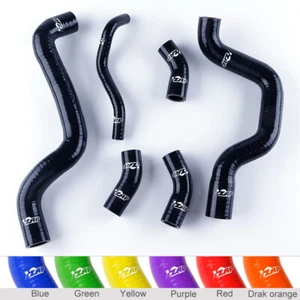 Black Silicone Radiator Hose For SUZUKI SV650 SV 650 K3 04 05 06 07 08 - Imagen 1 de 12