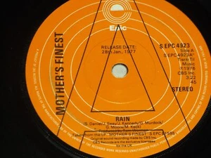 Mother's Finest: Rain PROMO 7" Near Mint - Imagen 1 de 3