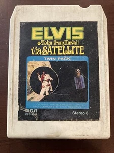 Elvis Presley Aloha From Hawaii Via Satellite 8 Track Tape RCA 1973 Vintage - Imagen 1 de 6