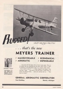1940 Meyers Flugzeug ad 5/22/2023b - Bild 1 von 1