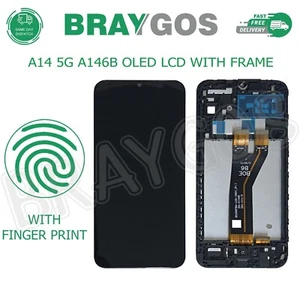 For Samsung Galaxy A14 5G SM-A146B OLED Touch Screen Digitizer LCD Display Frame - Picture 1 of 4