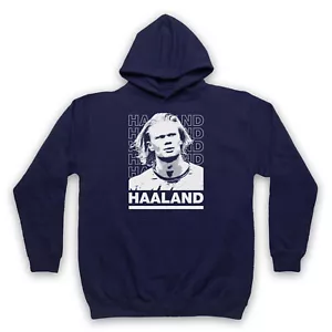 HAALAND MAN FOOTBALL NORWAY TOURNAMENT CITY TRIBUTE ADULTS UNISEX HOODIE - Picture 1 of 11
