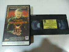Hellraiser III Hell en La tierra Clive Barker Anthony Hickox VHS Spanish T2