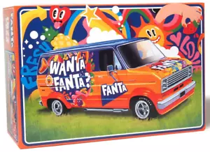 AMT "Wanta Fanta" 1977 Ford Custom Van - Fanta 1:25 Plastic Model Car Kit 1471 - Picture 1 of 4