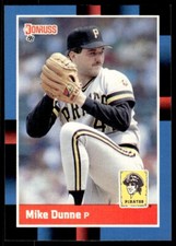 1988 Donruss Baseball Card Mike Dunne Pittsburgh Pirates #390
