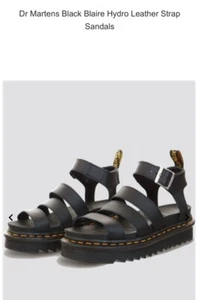 Dr. Martens Hydro Leather Strap Sandals New Size 9 Vietnam 🇻🇳  - Picture 1 of 14