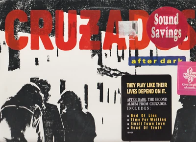 CRUZADOS~after dark, 1987 original 100% Sealed  LP! MINT PLUGZ, TITO & TARANTULA - Image 1 of 4