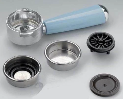 ARIETE kit braccetto + filtro cialde celeste macchina caffè Vintage Retrò 1389