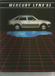 Original 1983 Mercury Lynx 3 door, 5 door, and wagon sales brochure, catalog - Picture 1 of 1