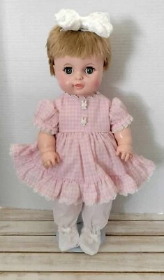 VINTAGE SOFTINA BABY DOLL  17" - GOLDBERGER DOLL MAN. CO. - Image 1 of 4