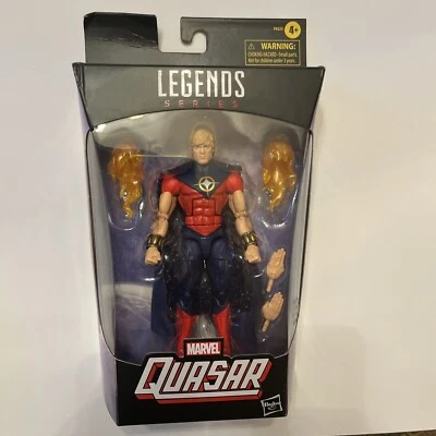 Figura de acción exclusiva Hasbro Marvel Comics Legends Quasar Walgreens nueva en caja Foto 1 de 4