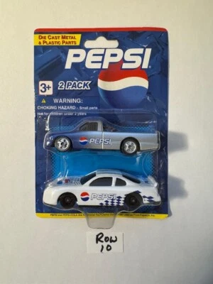Golden Wheel-Pepsi-Special Edition Die Cast-2 Pack Pickup Truck And Car - Image 1 of 2